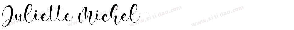 Juliette Michel字体转换